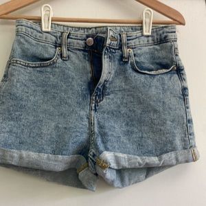 Denim shorts